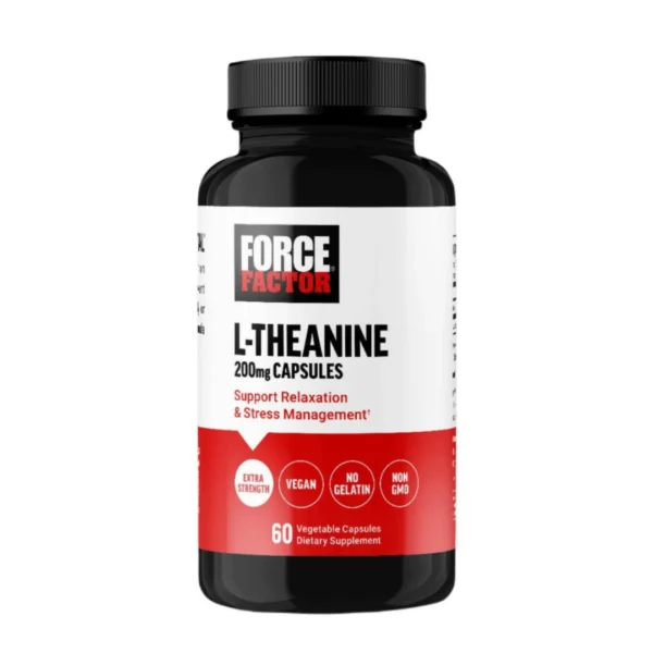 Force Factor | L-Theanine 200MG | Support Relaxation | 60 Capsules