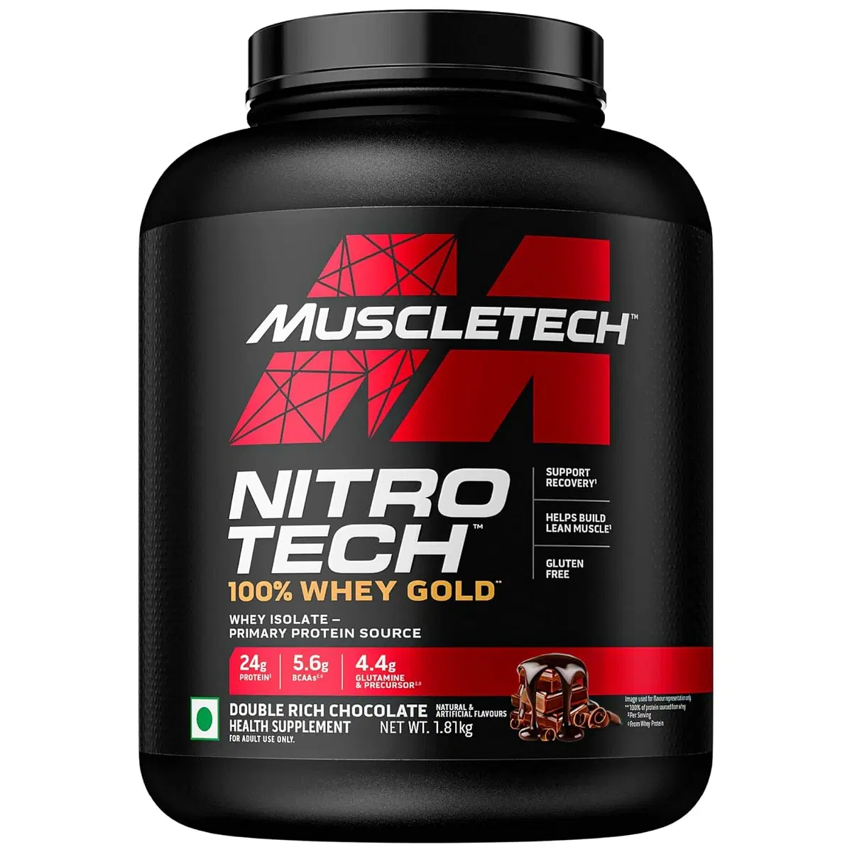 muscletech Nitrotech Gold 4lbs Double Rick Chocolate