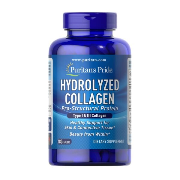 Puritan’s Pride | Hydrolyzed Collagen 1000MG | 180 Caplets