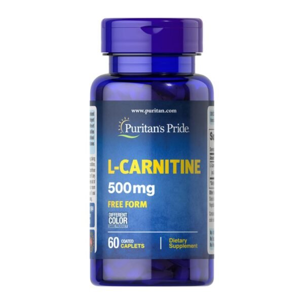 Puritan’s Pride | L-Carnitine 500MG | 60 Caplets