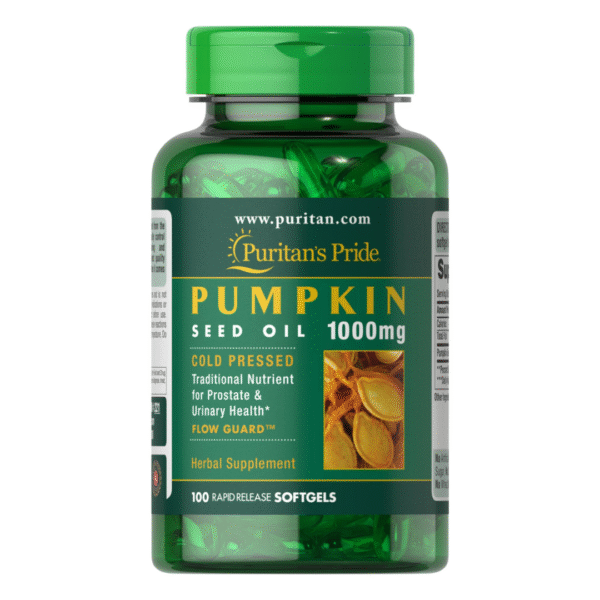 Puritan’s Pride | Pumpkin Seed Oil 1000MG | 100 Softgels