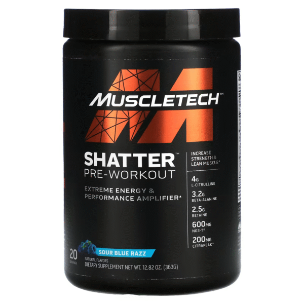 MuscleTech | Shatter Pre-Workout | 335gm | 20 Servings